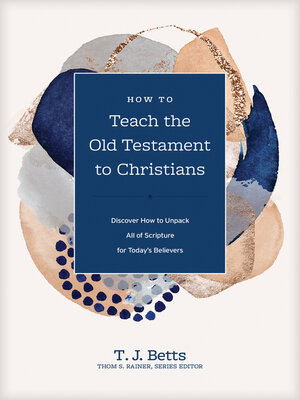 cover image of How to Teach the Old Testament to Christians